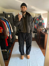 Load image into Gallery viewer, 1990s Armani Washed B-15 Bomber Jacket with Removable Fur Collar and Articulated Shoulder Gusset - Size XL