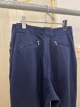 Load image into Gallery viewer, 1980s Katharine Hamnett Navy Center Seamed Work Trousers - Size M