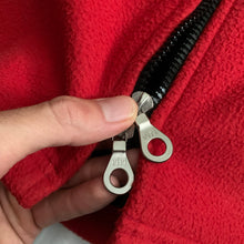 Load image into Gallery viewer, 1990s Vexed Generation Red Ninja Neck Fleece Zip Up - Size S