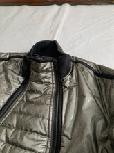 Load image into Gallery viewer, aw1994 Issey Miyake Dual Zip Robocop Bomber with Coated Nylon - Size XL