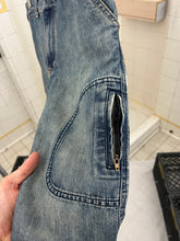 Load image into Gallery viewer, ss2005 Junya Watanabe Blue Jeans with Zip Thigh Pockets - Size S