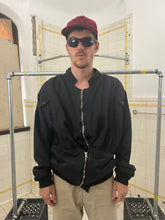 Load image into Gallery viewer, 1980s Marithe Francois Girbaud x Closed Black Waist Cinch Bomber - Size L