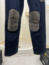 Load image into Gallery viewer, 2001 CDG Homme Homme Leather Reinforced Denim Jeans - Size L