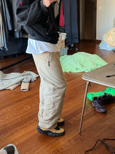Load image into Gallery viewer, 2000s Armani Baggy Quilted Snowboarding Pants with Adjustable Hems - Size L