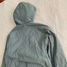 Load image into Gallery viewer, 1990s Armani Faded Olive Hooded Bomber with Modular Kangaroo Pouch - Size L