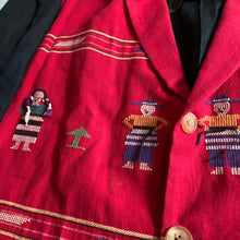 Load image into Gallery viewer, ss1992 Yohji Yamamoto Indian Beaded Embroidered Blazer - Size M