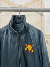 Load image into Gallery viewer, 2000s Yohji Yamamoto x Dainese Y’s Blue Leather Moto Jacket - Size XL