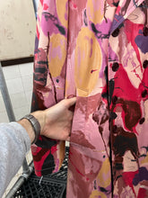Load image into Gallery viewer, aw1997 Yohji Yamamoto Polyurethane Coated Abstract Print Trench Coat - Size OS