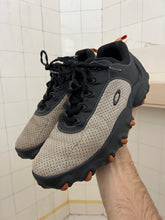 Load image into Gallery viewer, 2000s Oakley ‘Teeth’ Lace Up Sneakers in Grey and Orange - Size 10.5 US