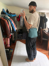 Load image into Gallery viewer, aw2000 Issey Miyake Teal Convertible Tactical Travel Bag - Size OS