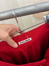 Load image into Gallery viewer, 1970s Issey Miyake Red Inside-Out Flap Pocket Trousers - Size S