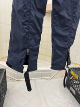 Load image into Gallery viewer, 2000s Armani Navy Futuristic Padded Nylon Pants - Size S