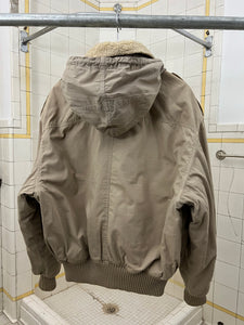 1980s Armani Cropped Bomber with Packable Hood - Size M