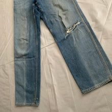 Load image into Gallery viewer, 1990s CDGH Faded Vintage White Label Denim with Knee Blowout - Size S