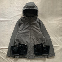 Load image into Gallery viewer, 2000s Vintage Nike Grey Technical Jacket with Modular Hidden Pockets and Hood - Size L