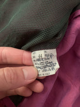 Load image into Gallery viewer, 1990s Armani Iridescent Magenta Linen Bomber with Cuff Detailing - Size S