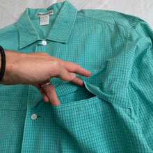 Load image into Gallery viewer, 2000s Issey Miyake Bleached Teal Shirt - Size XL