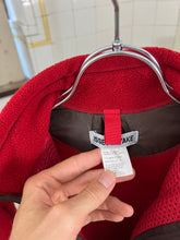 Load image into Gallery viewer, aw2000 Issey Miyake Red Fleece Technical Jacket - Size M