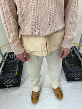 Load image into Gallery viewer, 1980s Marithe Francois Girbaud Diamond Cable Knit Sweater - Size M