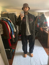 Load image into Gallery viewer, 1990s Yohji Yamamoto Pixelated Soundwave Graphic Zip-up Shirt - Size L