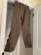 Load image into Gallery viewer, 2000s Armani Mud Brown Flared Military Bondage Pants - Size L