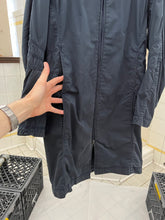 Load image into Gallery viewer, 2000s Mandarina Duck Hooded Long Coat with Neck Cutout - Size M
