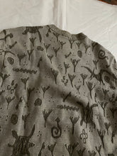 Load image into Gallery viewer, ss1986 Issey Miyake Embossed Dinosaur Graphic Sweater - Size M