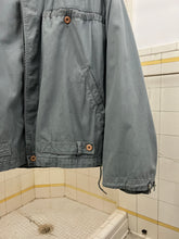 Load image into Gallery viewer, 1980s Marithe Francois Girbaud Faded Teal Oversized Faux Layered Blouson - Size S