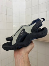 Load image into Gallery viewer, 2000s Oakley ‘Solid Smoke’ Sandals in Blue and Grey - Size 7.5 US