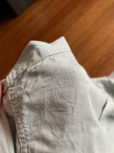 Load image into Gallery viewer, 1990s Armani Soft Blue Diagonal Weave Pattern Shirt - Size L