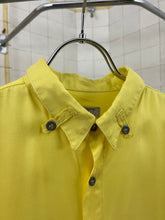 Load image into Gallery viewer, 1980s Marithe Francois Girbaud Rayon Button Up Shirt with Extended Collar Buttons - Size M