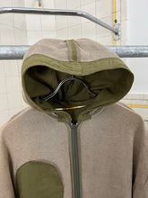 Load image into Gallery viewer, 2000s Mandarina Duck Reversible Linen/Towel Hoodie with Neck Cutout- Size M
