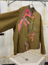 Load image into Gallery viewer, ss1996 Yohji Yamamoto Yuzen Dyed Phoenix Print Work Jacket - Size OS