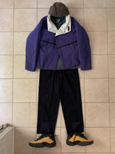 Load image into Gallery viewer, 1990s Armani Cropped Purple Wrap Jacket - Size L