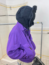 Load image into Gallery viewer, 1980s Armani Dual Zip Iridescent Flight Jacket - Size XL
