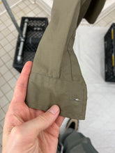 Load image into Gallery viewer, 1990s Final Home Coated Cotton Military Shirt with Velcro Pocket Detail - Size M