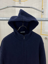 Load image into Gallery viewer, Late 1990s Mandarina Duck Raw Cut Boiled Wool Hooded Parka - Size XL
