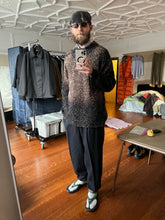 Load image into Gallery viewer, aw1993 Comme des Garcons Homme Plus Pleated Pinstripe Trousers with Bleach Dipped Hems - Size L