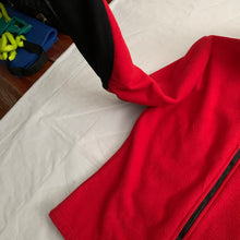 Load image into Gallery viewer, 1990s Vexed Generation Red Ninja Neck Fleece Zip Up - Size S