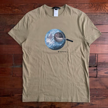Load image into Gallery viewer, 2000s Samsonite Travel Wear by Neil Barrett Earth Tone Globe Tee - Size S