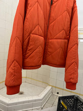 Load image into Gallery viewer, 1990s Armani Orange Quilted Bomber Jacket - Size XL
