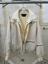 Load image into Gallery viewer, 1980s Armani Crinkled Nylon Jacket with Faux Layered Closure - Size L
