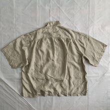 Load image into Gallery viewer, 1990s Katharine Hamnett Beige Silk Pocket Short Sleeve Shirt - Size L