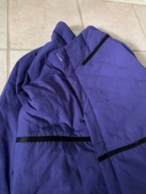 Load image into Gallery viewer, 1990s Armani Cropped Purple Wrap Jacket - Size L