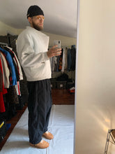 Load image into Gallery viewer, 1980s Issey Miyake White Dual Backzip Heavy Cotton Bomber Jacket with Asymmetric Closure - Size XL