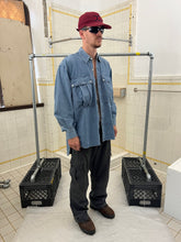Load image into Gallery viewer, 1980s Katharine Hamnett Light Wash Denim Cargo Shirt - Size L