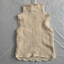Load image into Gallery viewer, 1990s Armani Cream 3D Design Sleeveless Pullover Knit - Size S