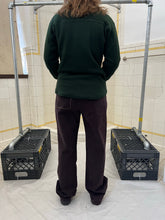 Load image into Gallery viewer, Late 1990s Mandarina Duck Reversible Green Knitted Pullover with Kangaroo Pocket - Size S