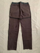 Load image into Gallery viewer, 2001 General Research Faded Plum Ribbed Paneled Bike Pants - Size L