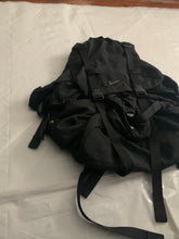 Load image into Gallery viewer, 1990s Vintage Nike Black Nylon Parachute Backpack - Size OS